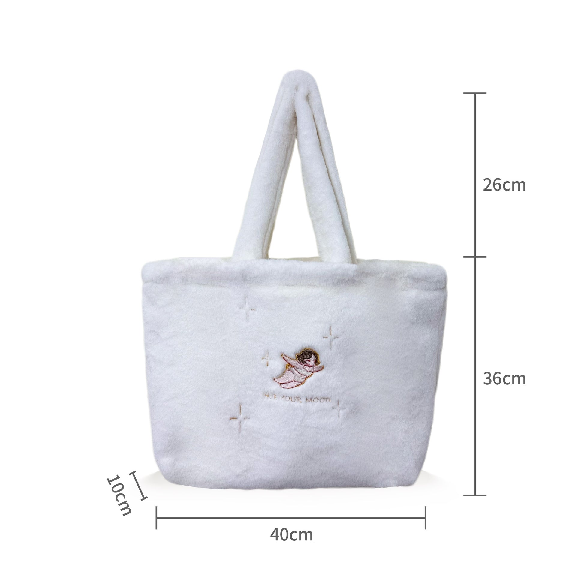 Pure white represents simplicity, purity, and elegance—a timeless color that speaks to a calm, refined, and balanced personality. Inspired by Little Hue’s philosophy of embracing life with joy and confidence, we created the Little Hue Pure White Designer Furry Bag. Size Chart